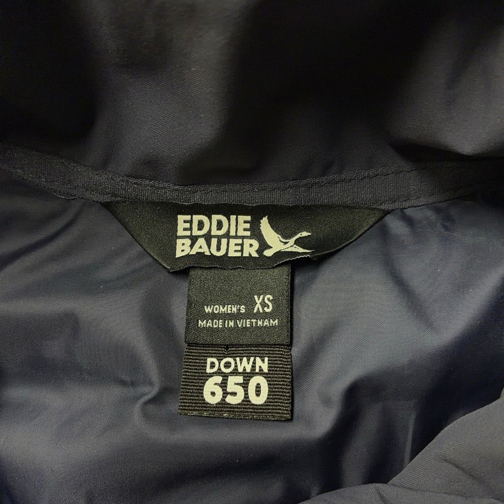 Eddie Bauer 650 Fill Down Puffer Vest Dusty Purple Full Zip 33489651 Womens XS - Picture 4 of 8